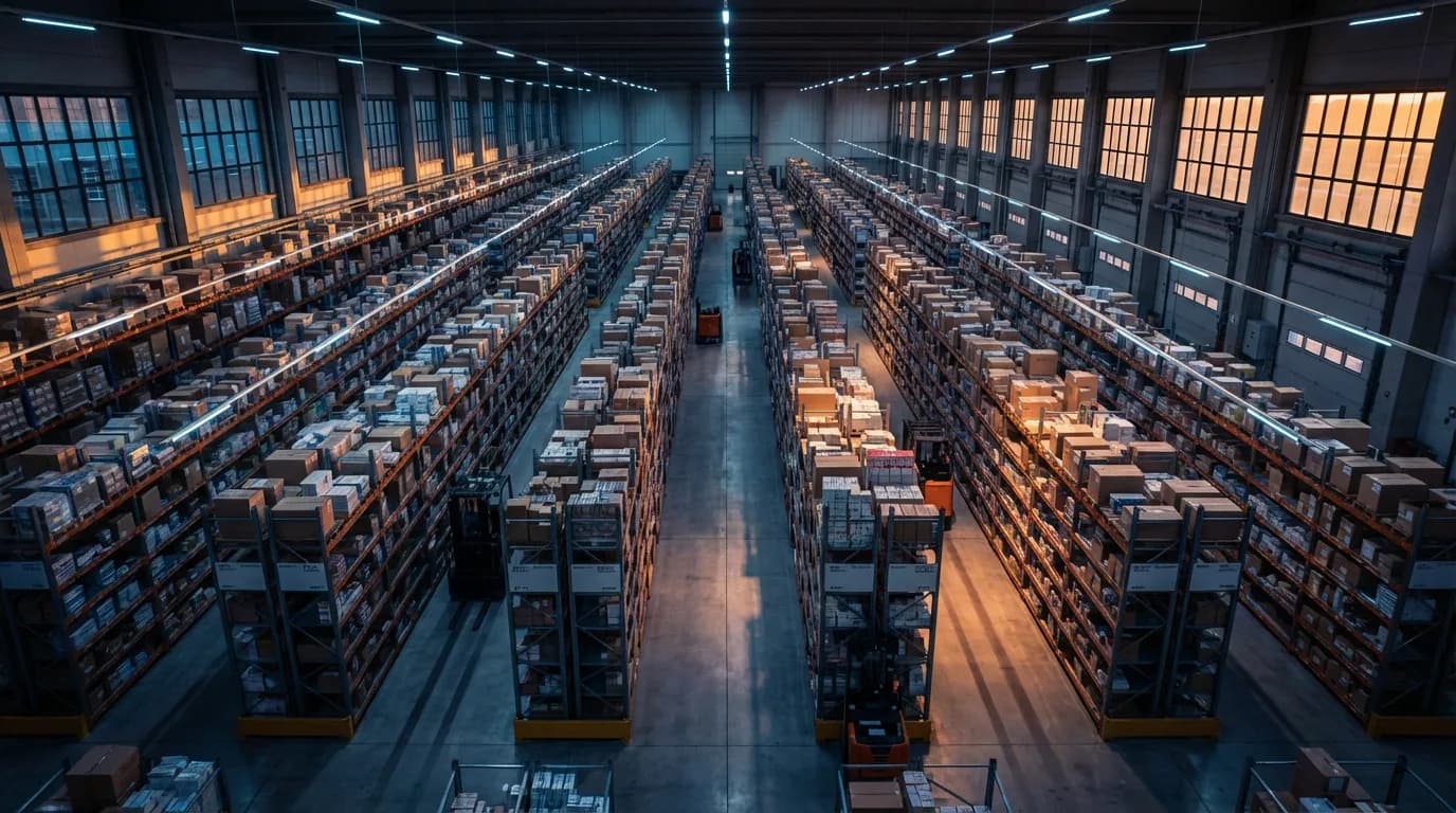 European pharmaceutical distribution warehouse